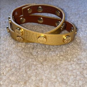 Tory Burch Logo Wrap Bracelet